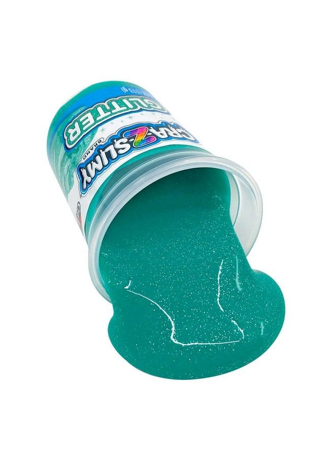 Cra-Z-Art - Crazslimy 4 Pack Glitter Slime Set Comes With 3 Colors Of Premade Glitter Slime And Glitter Addins - Image 1
