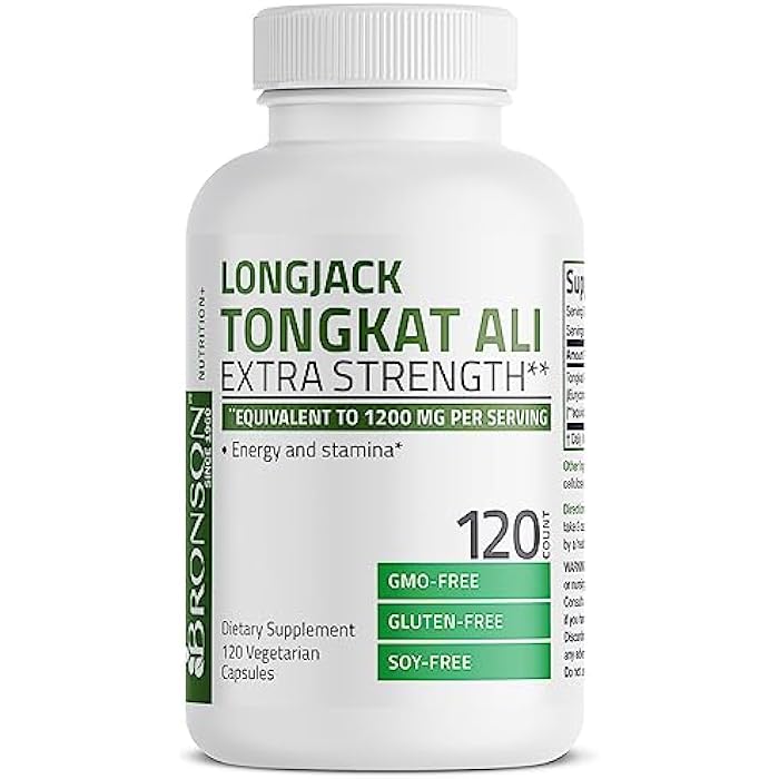 Bronson برونسون لونغ جاك تونكات علي قوة إضافية، 120 كبسولة نباتية - Image 5