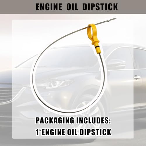 repustor Engine Oil Dipstick Fit for Mazda CX-9 2007-15 Mazda 6 2009-13,Ford Edge Explorer Flex Taurus,Lincoln Continental MKS MKT MKX MKZ Engine Oil Level Dipstick Indicator Replace CY01-10-450A CY0110450A - Image 5