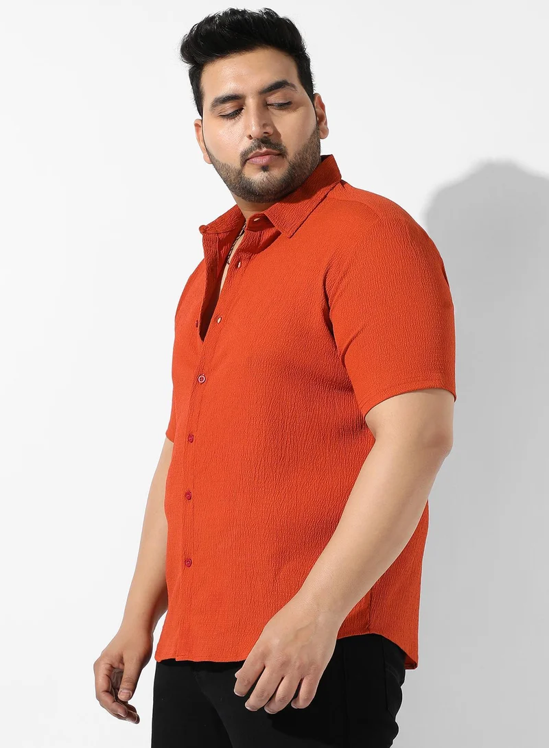 Instafab Plus Creased Shirt