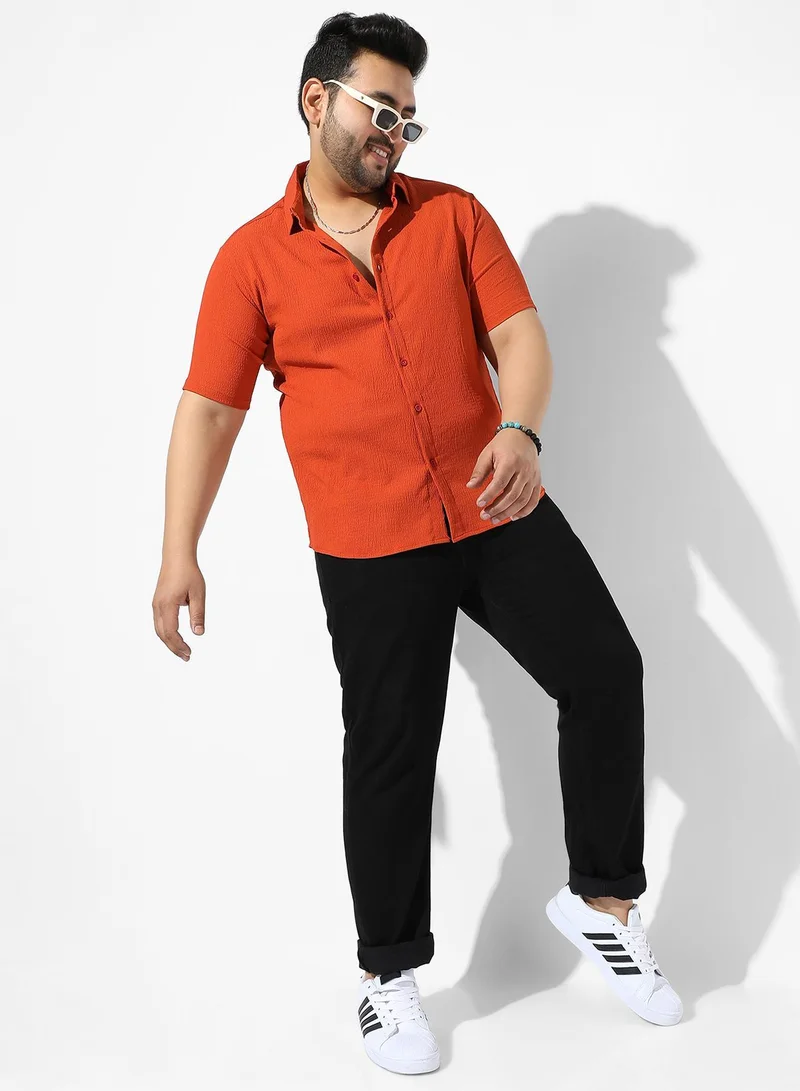 Instafab Plus Creased Shirt