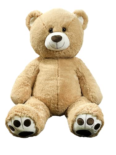 Anico 36 Tall 3 Foot Big Plush Beige Bear Stuffed Animal Teddy Bear with Smiling Face Premium Stuffed Toy Teddy Bear Perfect for Girlfriend Kids Valentines Day Christmas - Image 5