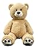 Anico 36 Tall 3 Foot Big Plush Beige Bear Stuffed Animal Teddy Bear with Smiling Face Premium Stuffed Toy Teddy Bear Perfect for Girlfriend Kids Valentines Day Christmas - Image 4
