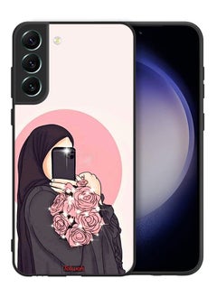 Tolwak جراب واقي لهاتف سامسونج جالاكسي S21 FE 5G لصنع السيلفي أثناء حمل الزهور فن  - Image 2
