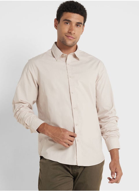 Long Sleeve Poplin Shirt