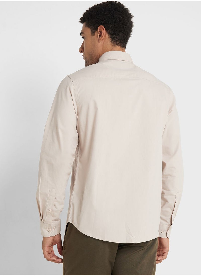 Robert Wood - Long Sleeve Poplin Shirt - Image 1