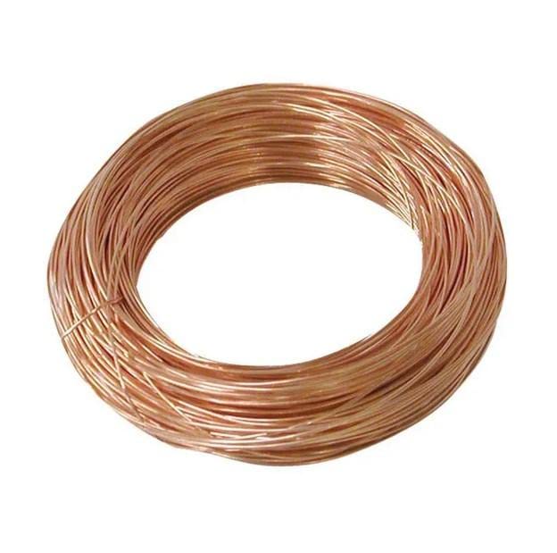 Copper Plated Brass Wire 16 Gauge Jewelry Findings Beading Wire Package Of 1 Roll Size 16 Gauge  - Image 1