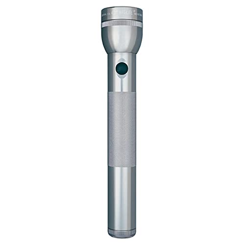 Maglite Heavy-Duty Incandescent 3-Cell D Flashlight, Gray - Image 1