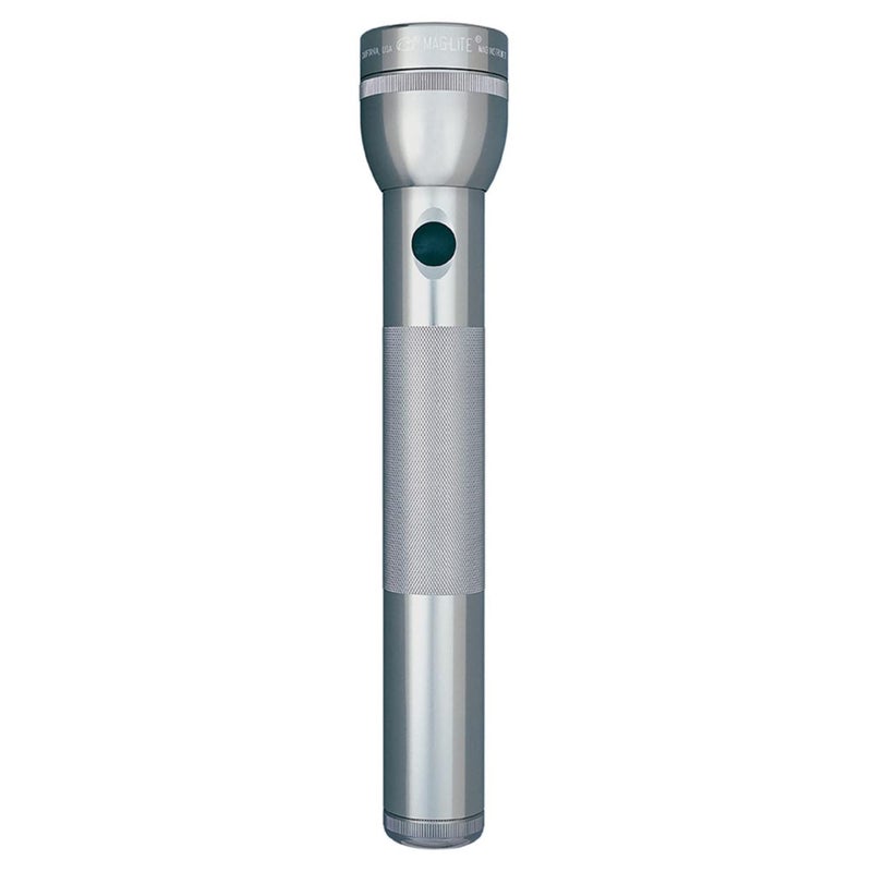 Maglite Heavy-Duty Incandescent 3-Cell D Flashlight, Gray - Image 4