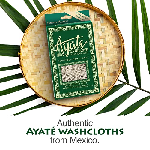 Ayate Washcloth, Face & Body Exfoliating Wash Cloth for Shower, Body Loofah Alternative, Scrub Towel, Resists Mold, Made from Agave Fiber - Image 3