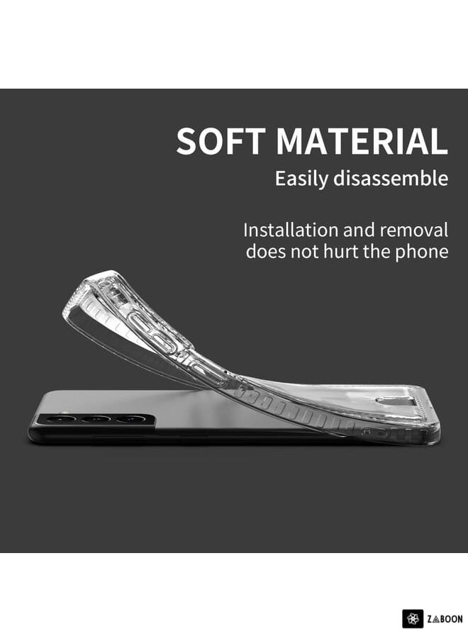 Generic Protective Case Cover For Samsung Galaxy S21 Ultra 5G Card Bag Shockproof Transparent  - Image 2