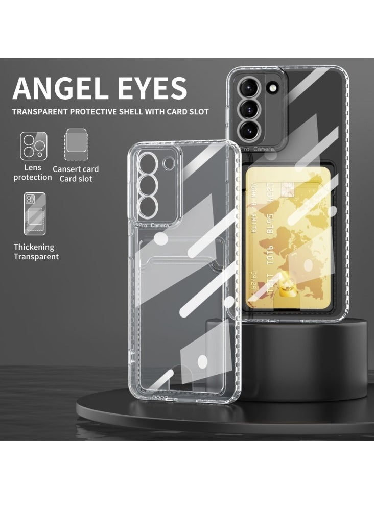 Generic Protective Case Cover For Samsung Galaxy S21 Ultra 5G Card Bag Shockproof Transparent  - Image 3