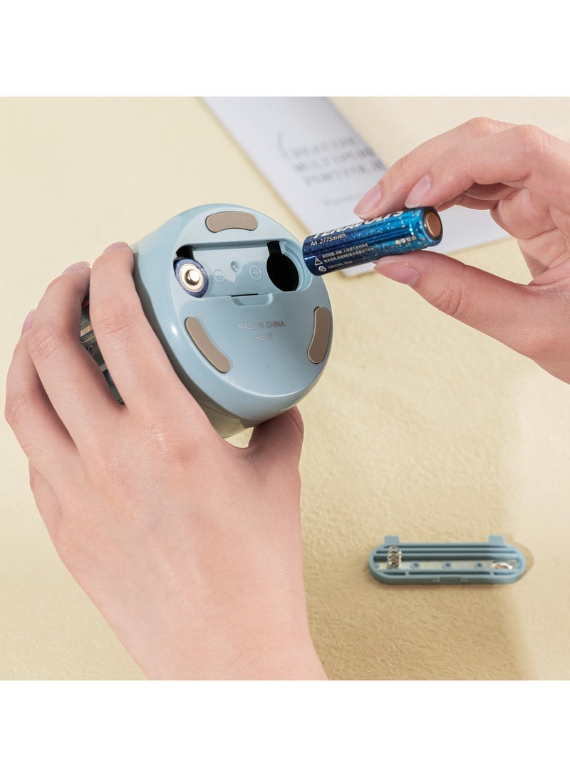 Deli EH508-BL Electric Pencil Sharpener Blue Clean Auto-Sharpen for School Desk - Image 3