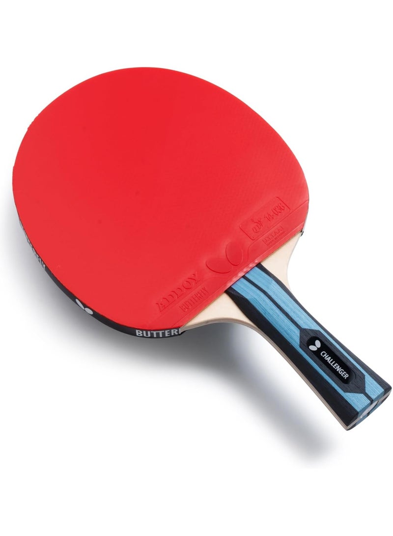 هندرد مضرب تنس طاولة Team Butterfly Challenger – قبضة وسرعة تنافسية للاعبين المتوسطين - Image 4