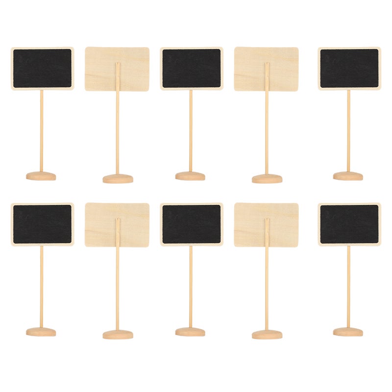 10pcs Mini Chalkboard Signs Chalk Blackboard Board Place Cards Desktop Vase Decorations - Image 5