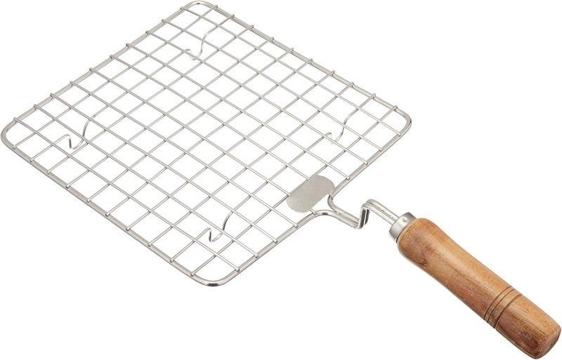 Ckitze TABAKH Stainless Steel Wire Roaster, Papad Jali, Square - Image 1