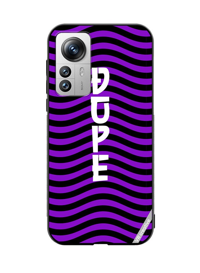 VR CREATIVE Protective Case Cover For Xiaomi 12 Pro Dope Design Multicolour - Image 1