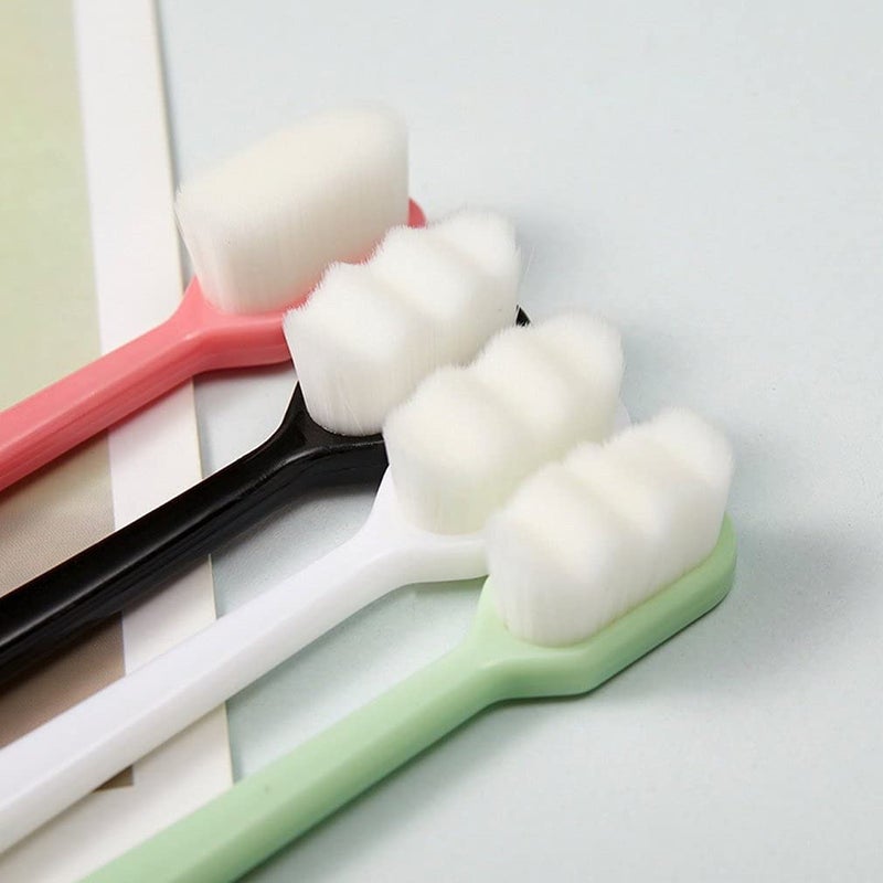 Newvent Adult Ultra Soft Bristle Teeth Cleaning Brush|Manual Teeth Care Soft Tooth Brush (Pack Of 3),Multicolour - Image 5