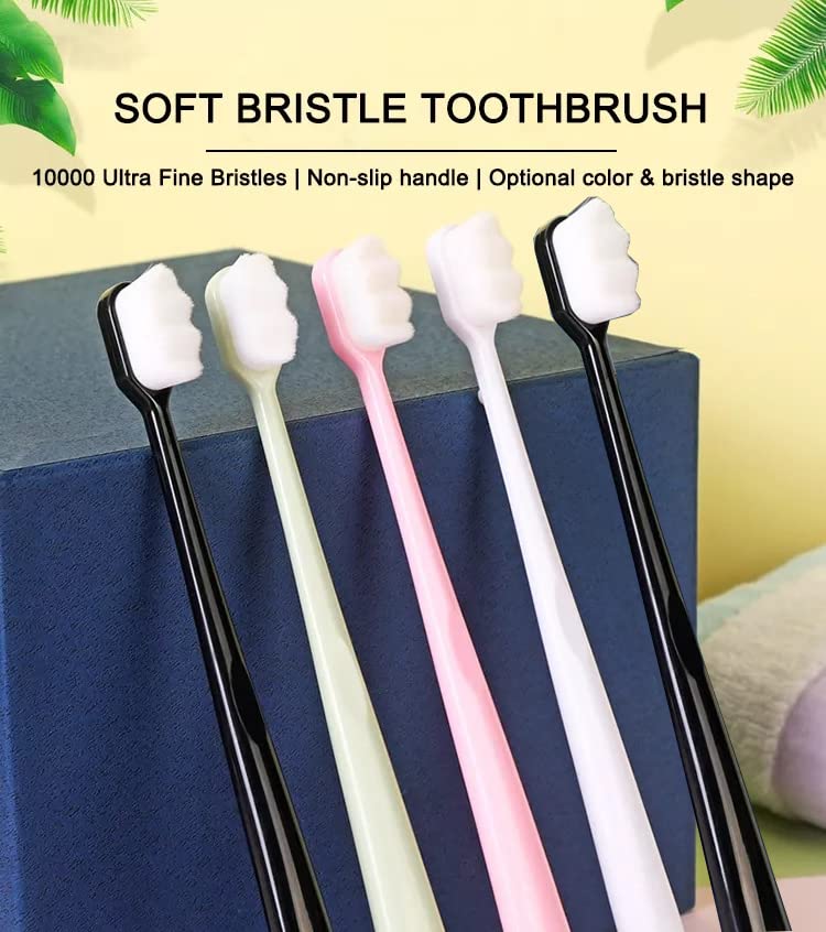 Newvent Adult Ultra Soft Bristle Teeth Cleaning Brush|Manual Teeth Care Soft Tooth Brush (Pack Of 3),Multicolour - Image 4