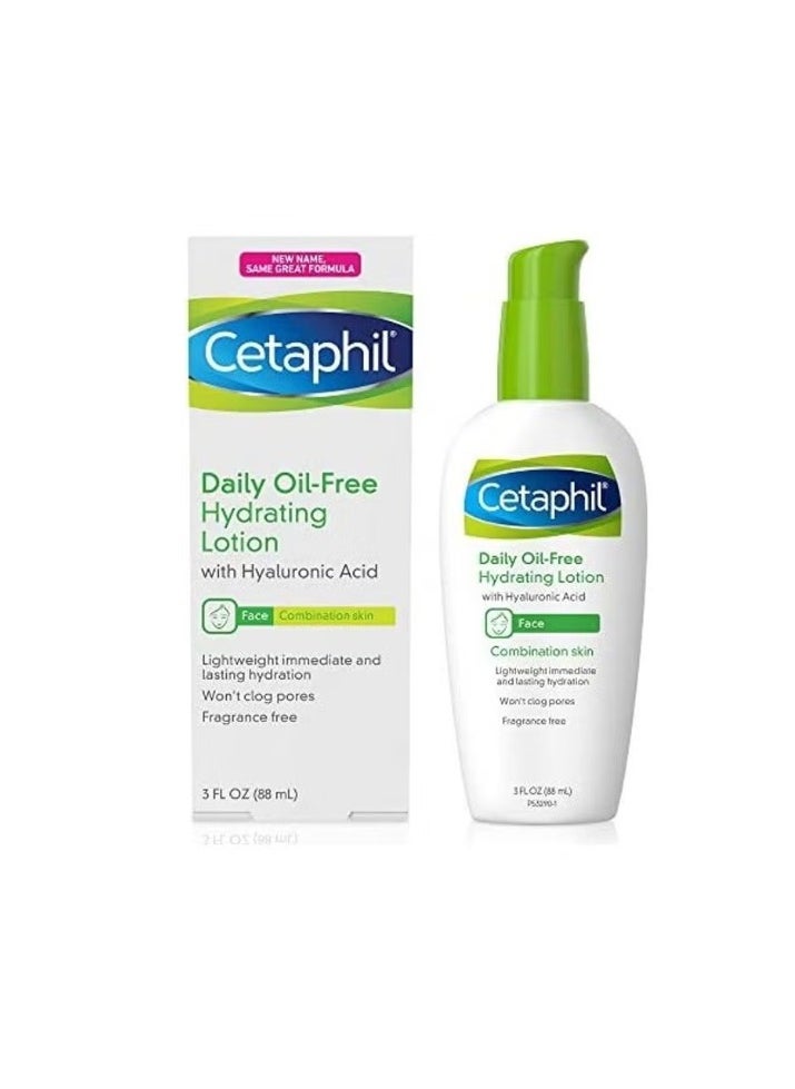 Cetaphil - Oil-Free Hydrating Face Lotion with Hyaluronic Acid Green 88ml - Image 1