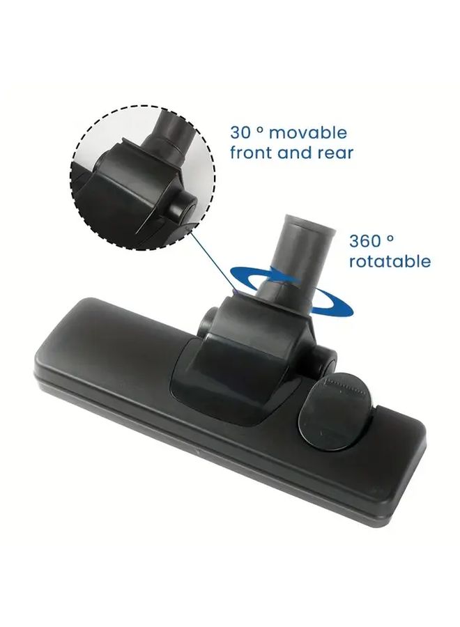32mm Rotatable Vacuum Floor Brush Attachment Adjustable Angle For Hardwood Floors And Carpets - Image 1