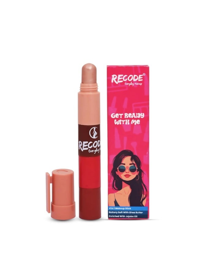 Recode Get Ready With Me 4 in 1 Makeup Stick - Everyday Makeup -6.4G  - Image 4
