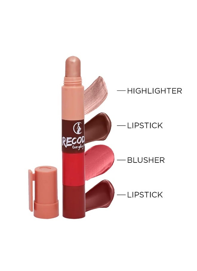 Recode Get Ready With Me 4 in 1 Makeup Stick - Everyday Makeup -6.4G  - Image 2