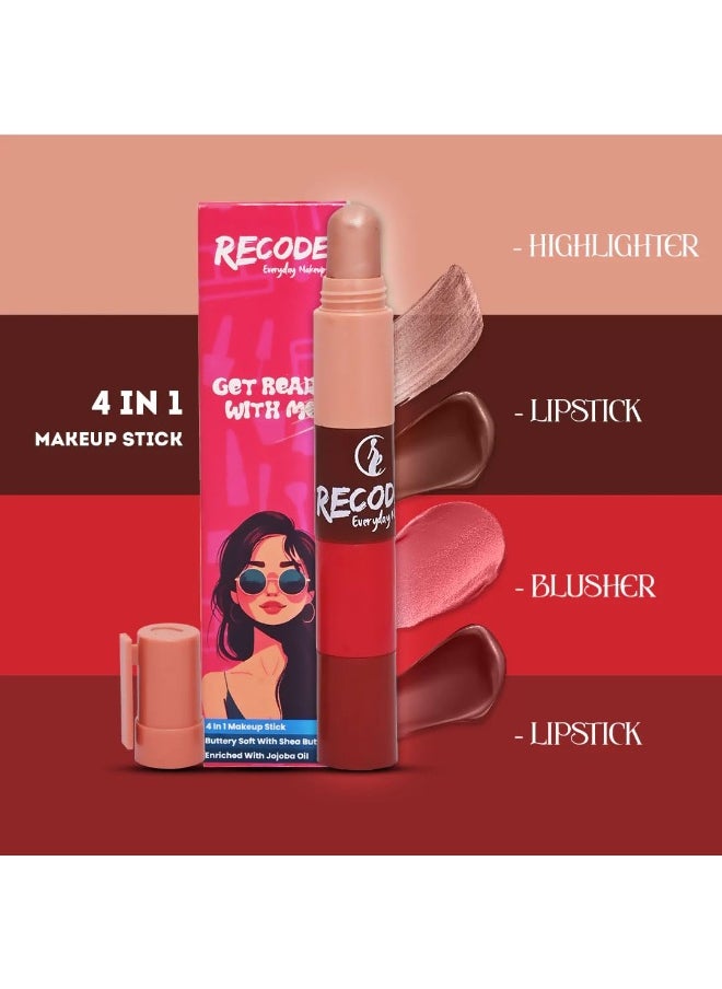 Recode Get Ready With Me 4 in 1 Makeup Stick - Everyday Makeup -6.4G  - Image 3
