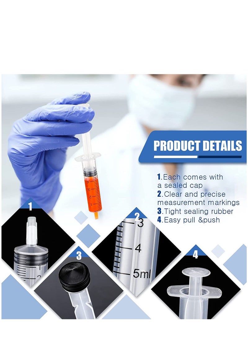 Medical Disposable Syringe  5 ml With Needle, Individually Sealed, 30 Pack - Image 4