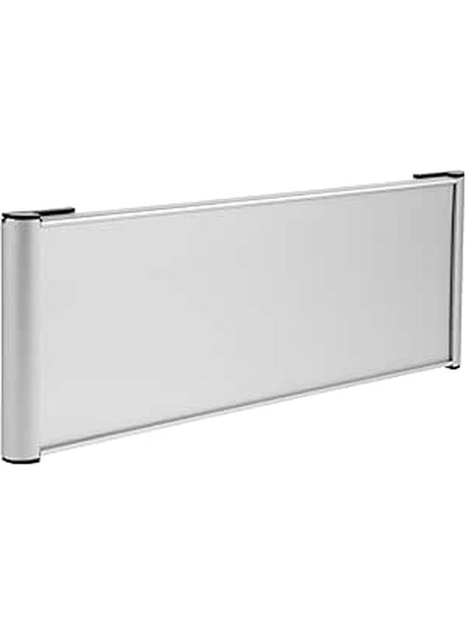 Double Sided Aluminum Alloy Office Door Sign 12x28cm Blank Name Plate - Image 1