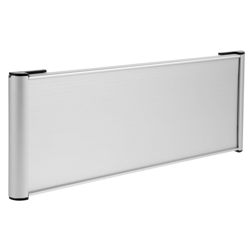 Double Sided Aluminum Alloy Office Door Sign 12x28cm Blank Name Plate - Image 2