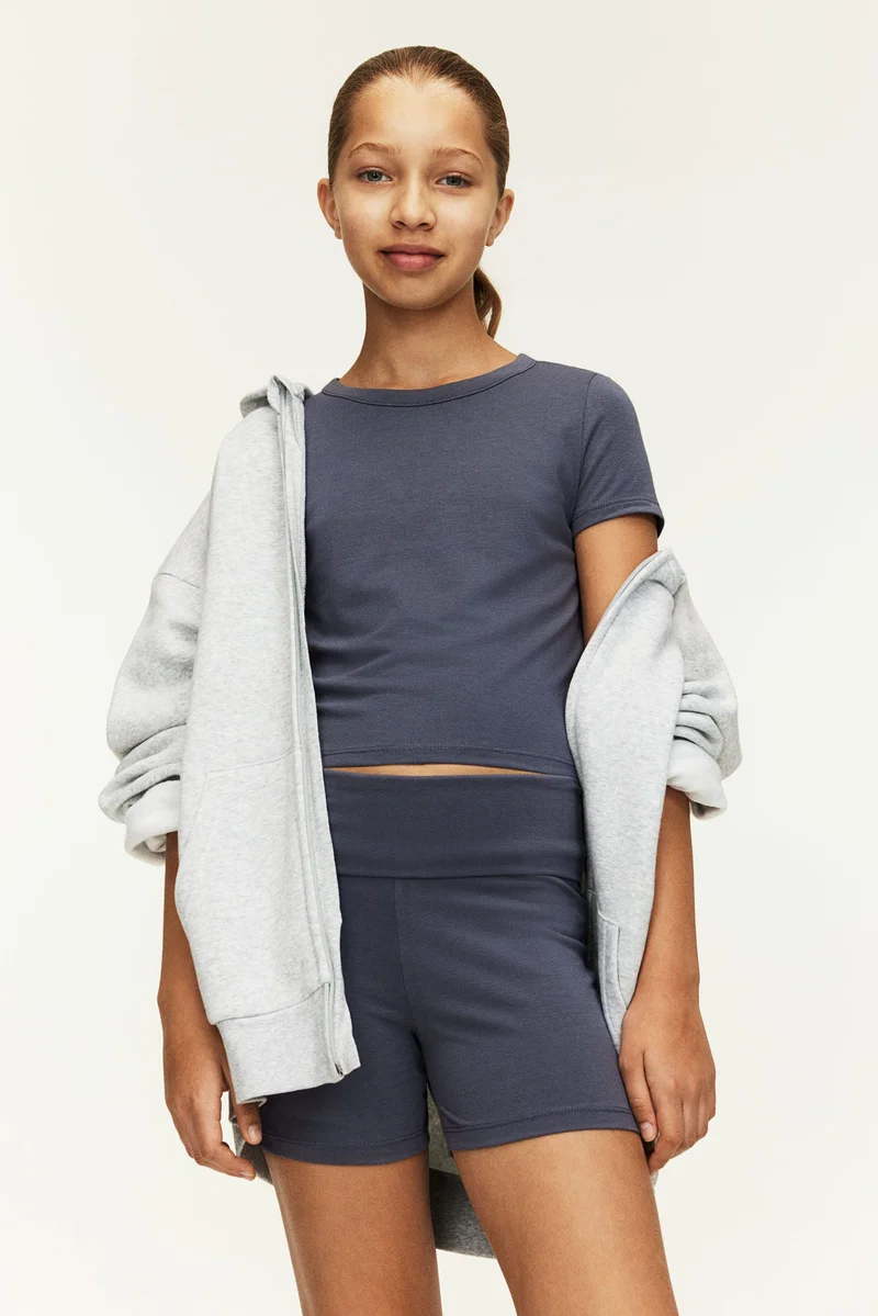 H&M 2-Piece Top And Shorts Set