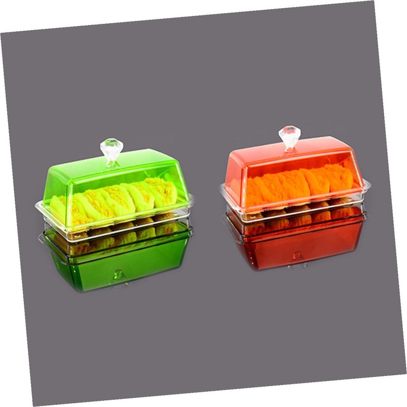 2 Pack Butter Dish Set with Lid Medium Size for Refrigerator and Dining Table - Image 5