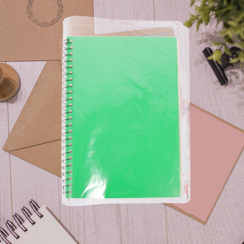 🧸 غطاء كتاب متين من البلاستيك للحماية للمدرسة والعمل تصميم قابل لإعادة الاستخدام - Image 4