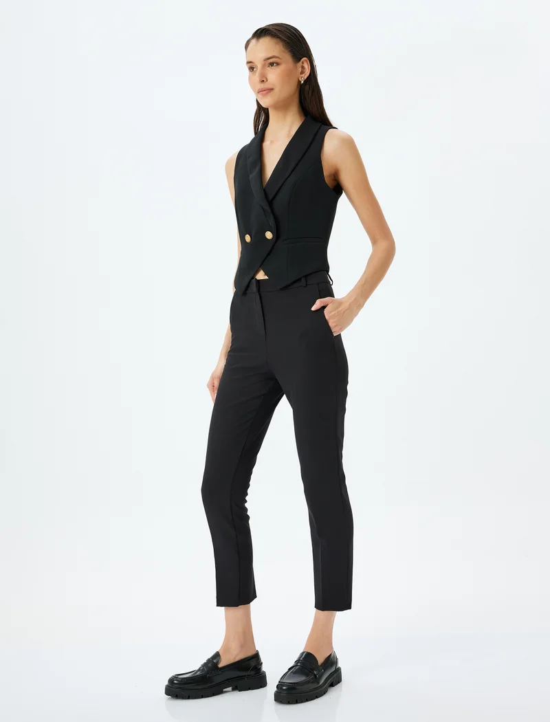 كوتون Cigarette Pants