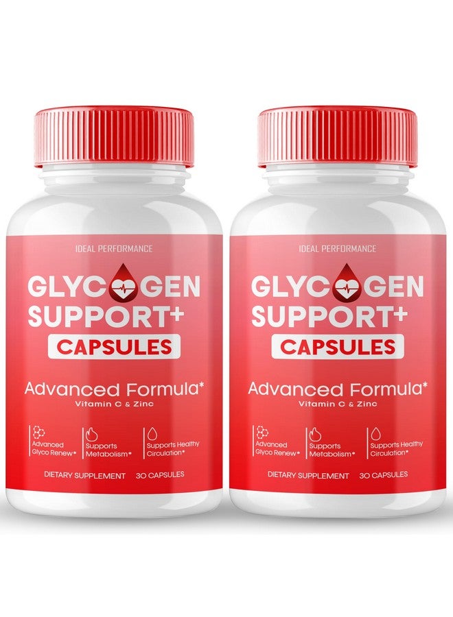 IDEAL PERFORMANCE Glycogen Support Capsules, Advanced Formula Support Supplement, All Natural Formula Pills to Maintain Healthy Levels, Overall Wellness - Maximum Strength, Glycogen Support Pills Reviews (2 Pack)  - Image 1