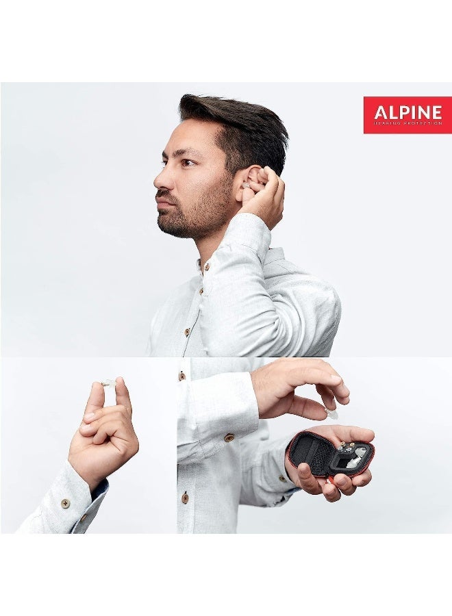 ALPINE HEARING PROTECTION Alpine MusicSafe Pro High Fidelity Music Earplugs for Noise Reduction - 3 Interchangeable Premium Filter Sets - Professional Musician Hearing Protection - Hypoallergenic Reusable Soft Black Plugs  - Image 1