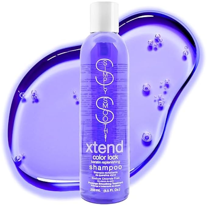 SIMPLY SMOOTH XTEND COLOR LOCK KERATIN REPLENISHING SHAMPOO, 8.5 OZ. - Image 2