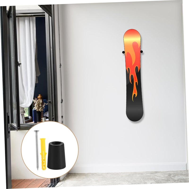 Well-engineered versatile build Kisangel Ski Storage Rack Snowboard Mount Wall Vertical Hanger Mounting Accessory for Equipment Extra part combo compatible - Image 4