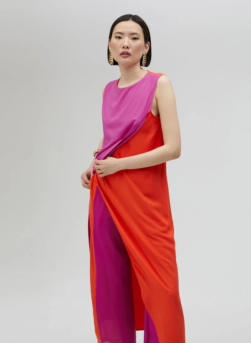 Lola Casademunt Long two-tone top