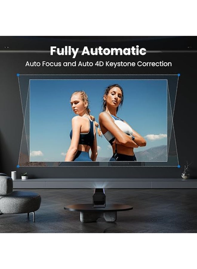 WZATCO Renewed - Yuva Go Pro Native 1080P Android 13 Smart Projector - Image 3