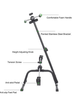 MLADEN Pedal Exerciser Bike Hand Arm Leg and Knee Peddler Adjustable Fitness Equipment for Seniors, Elderly Home Pedal Exercise Bike for Total Body  - Image 4