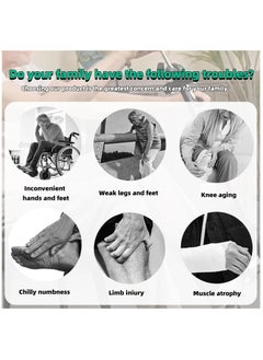 MLADEN Pedal Exerciser Bike Hand Arm Leg and Knee Peddler Adjustable Fitness Equipment for Seniors, Elderly Home Pedal Exercise Bike for Total Body  - Image 3