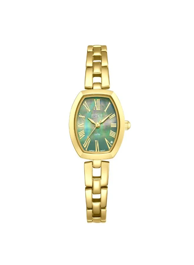 ECSTACY Women's 304 solid stainless steel Analog Watch E25512-GBGG - 20.5 mm