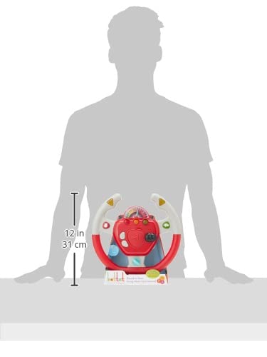 Battat – Interactive Steering Wheel – Portable Car Toy – Kids Games & Songs – Toddler Road Trip – 2 Years + – Geared To Steer - Image 3