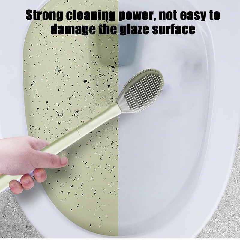 CESITRA Snail Shape Wall Mounted Toilet Brush with Holder Snail Shape Storage Rack Household Cleaner Tool for Bathroom Accessory Toilet Cleaning Brush - Image 3