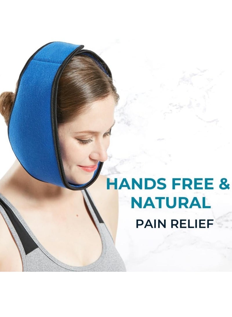 general Face Ice Pack for Jaw Head and Chin Adjustable Hot and Cold Wrap for Wisdom Teeth and TMJ Pain Relief - Image 5