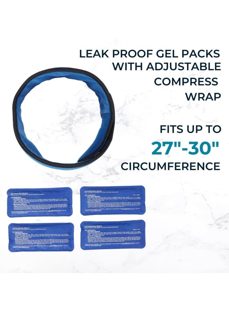 general Face Ice Pack for Jaw Head and Chin Adjustable Hot and Cold Wrap for Wisdom Teeth and TMJ Pain Relief - Image 3