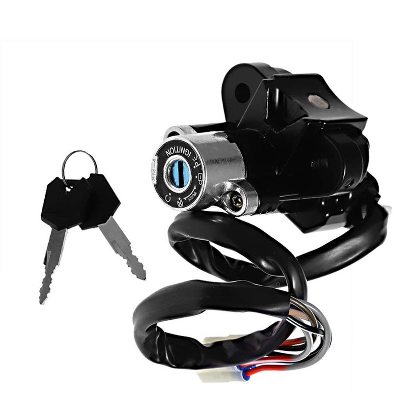 MDEOOSKY Ignition Switch with Keys Replacement for Suzuki GSXR600 GSXR 600 GSXR750 GSXR 750 GZ250 GSXR750W GSXR1100W Bandit 600 1200 Katana 600 750 Electric Door Lock Switch - Image 1