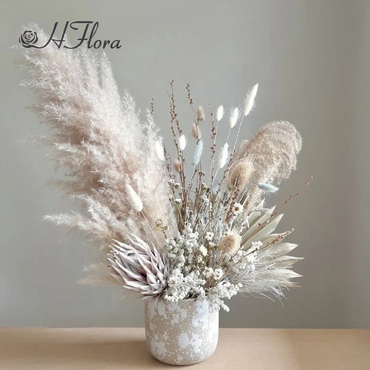 Bluejw HFloral Pampas Grass Bouquet - High Quality Dried Plants for Vase Wedding Decor - Hot Sale - Image 2